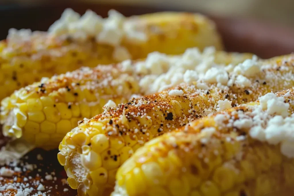 What is Mexican street corn made of?