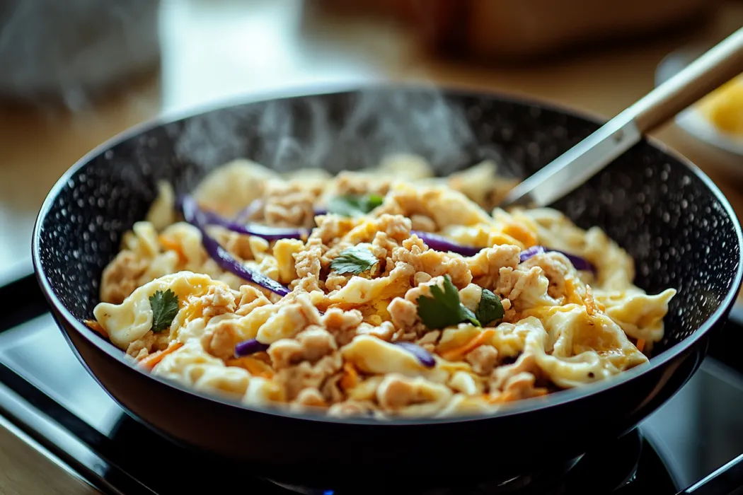 Does egg roll in a bowl reheat well? Reheating it on a skillet.