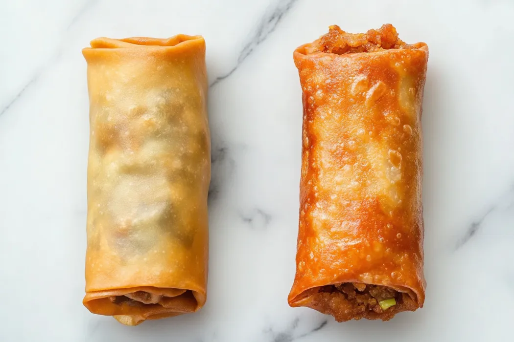 What is egg roll filling made of? Egg roll vs Spring Roll side by side comparison.