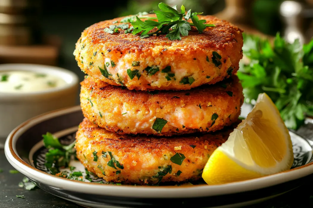 What can I use instead of breadcrumbs in salmon patties?