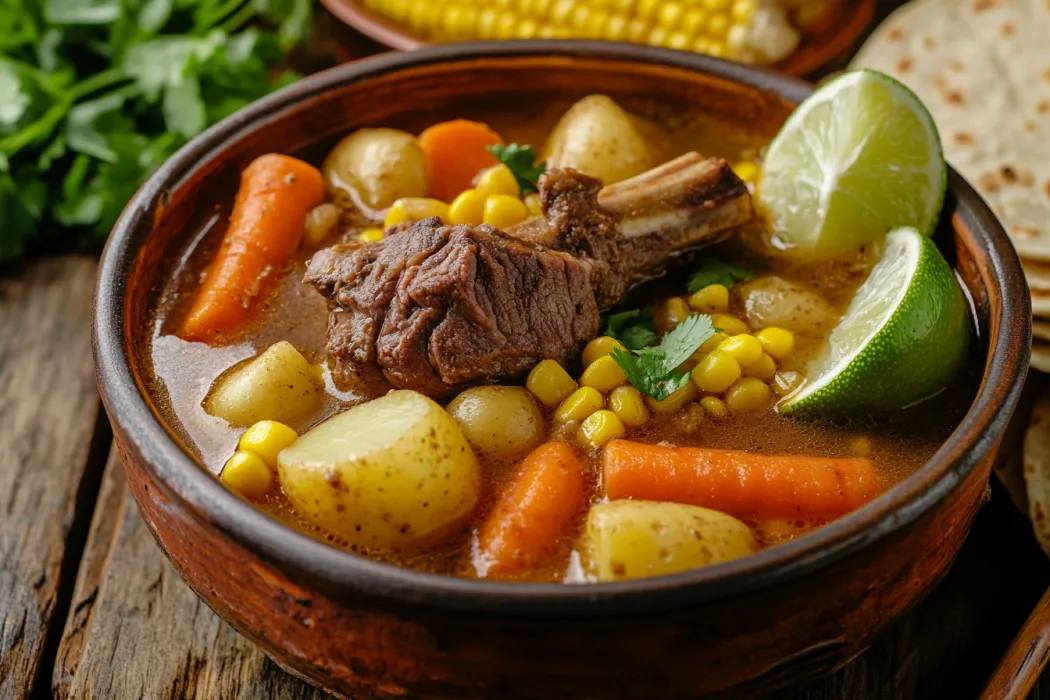 What does Caldo de Res contain?