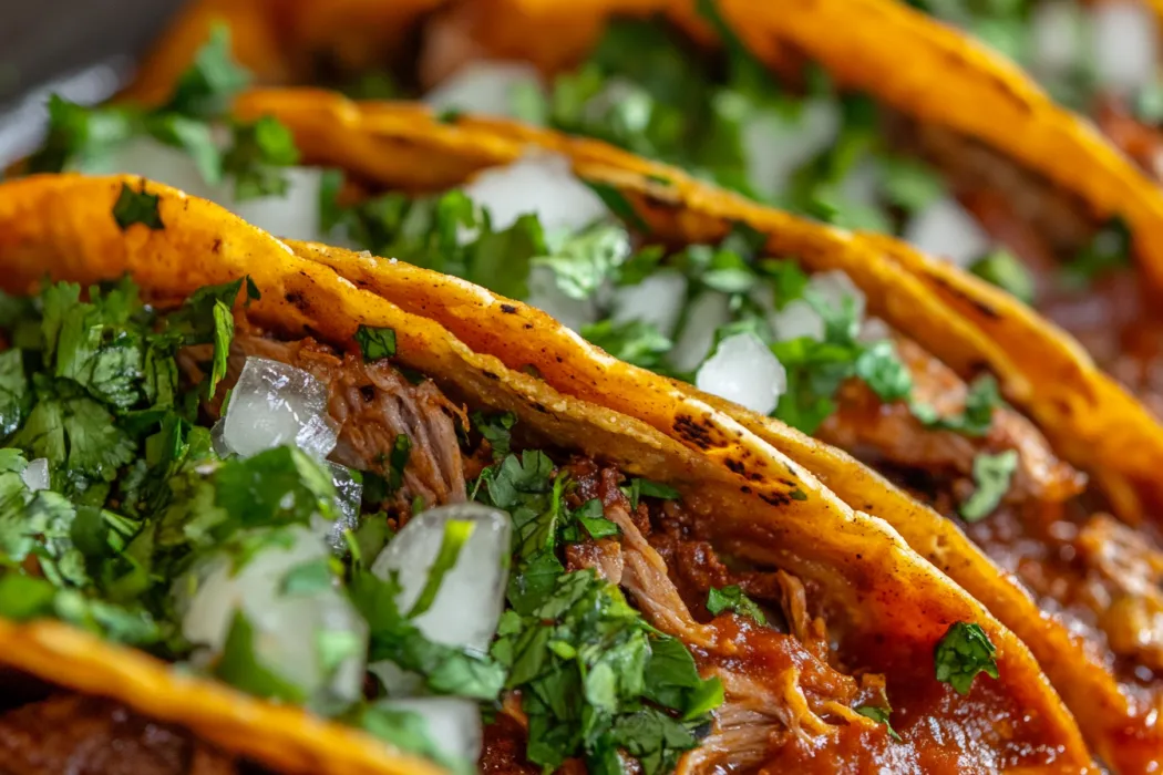 What is the sauce made of for birria tacos