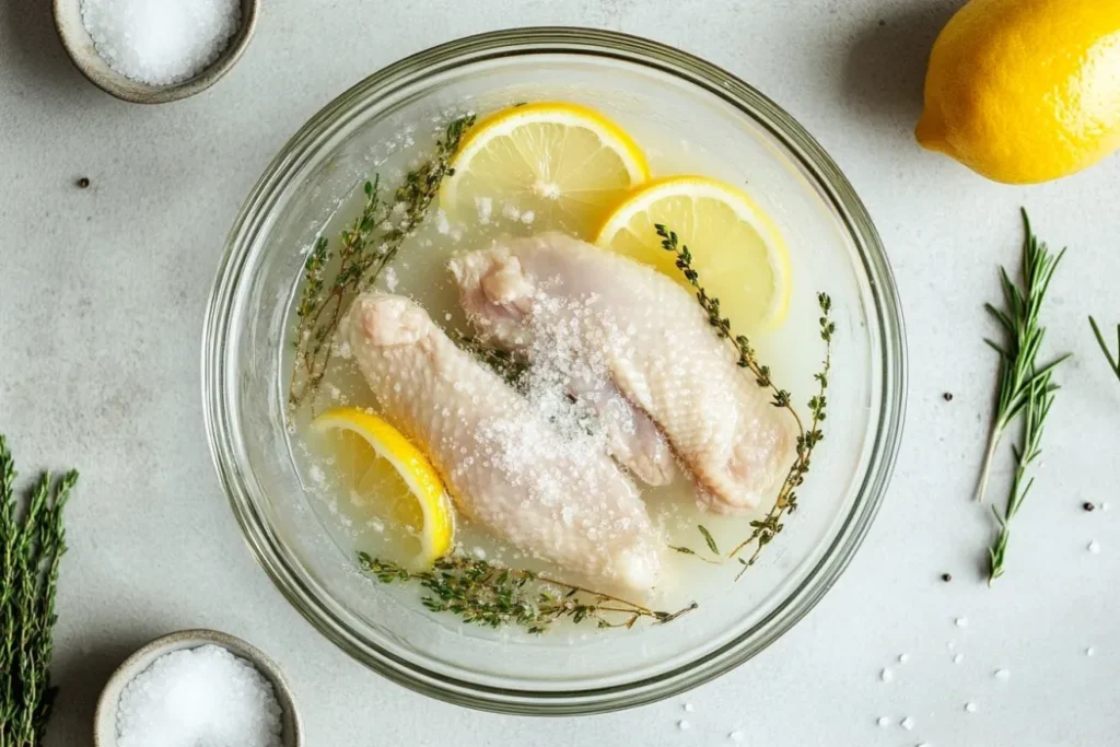 What is the simple brine formula for chicken?