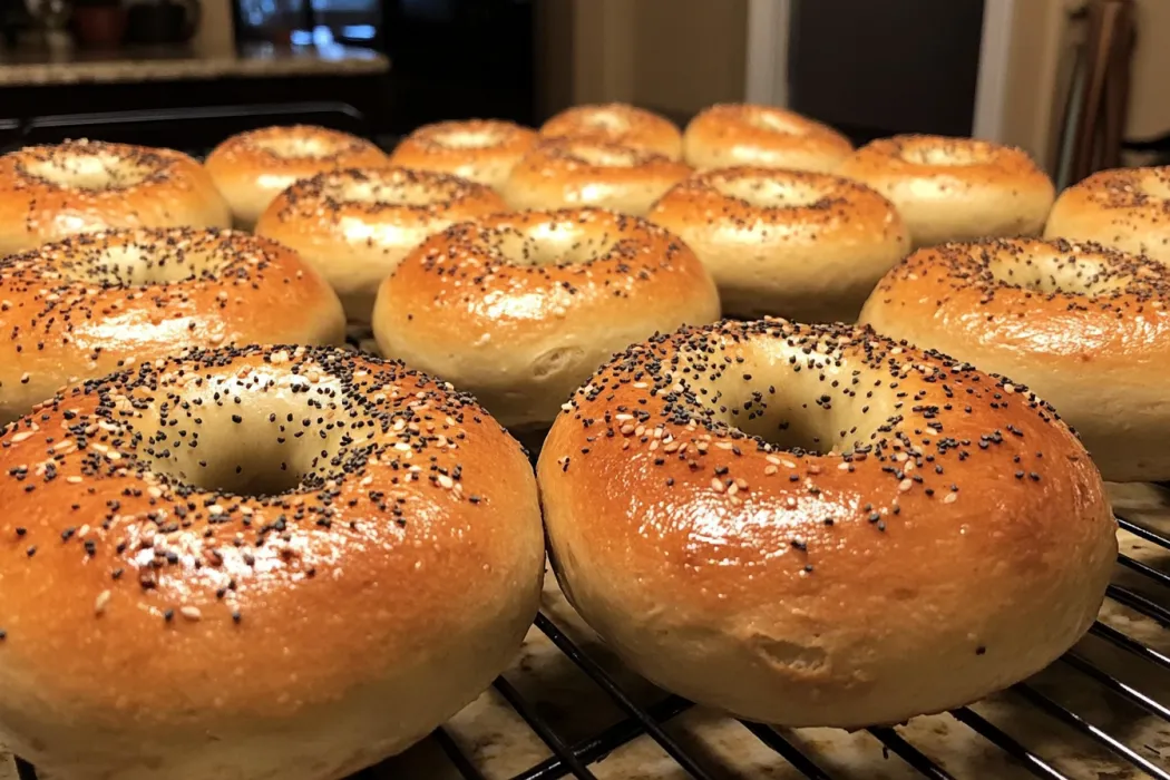 Why are my sourdough bagels so chewy?