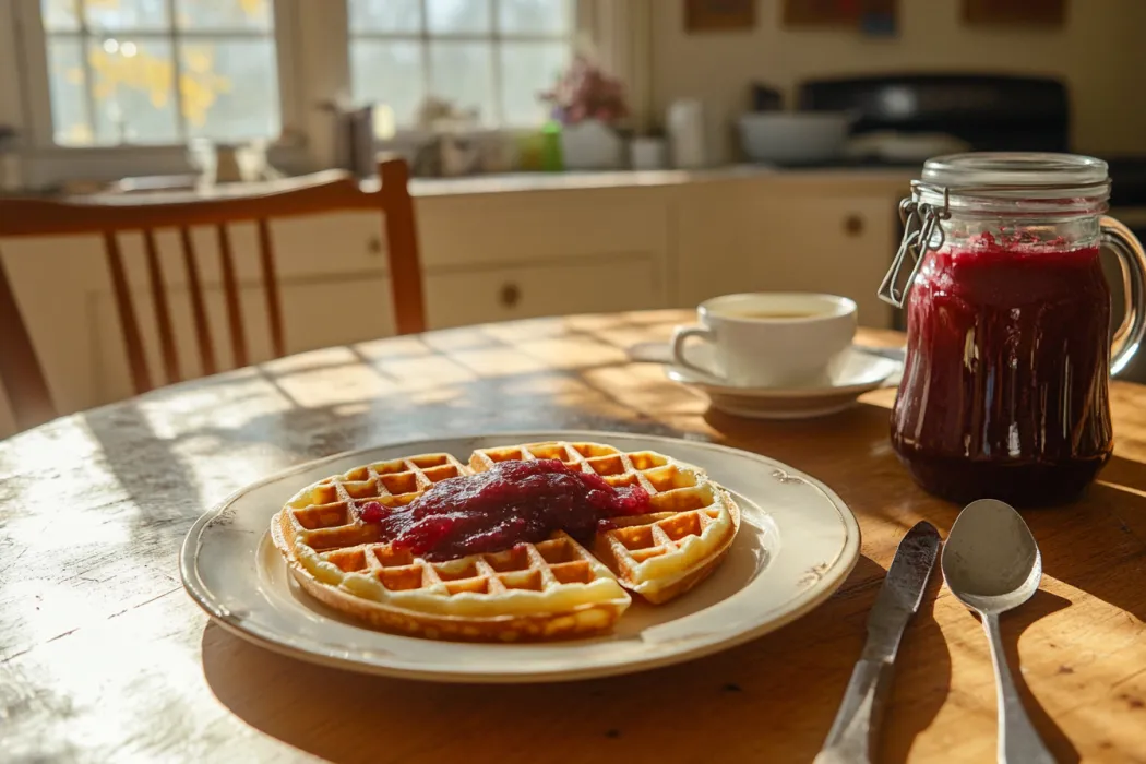 What is rhubarb sauce made of?