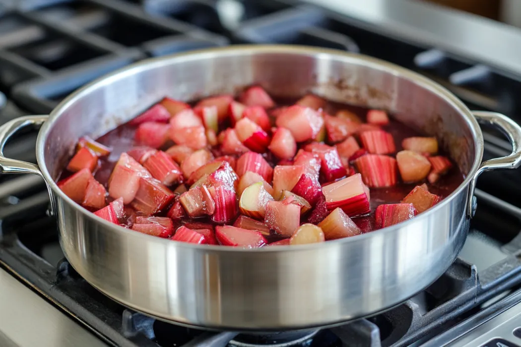 Do you need to peel rhubarb before you cook it?