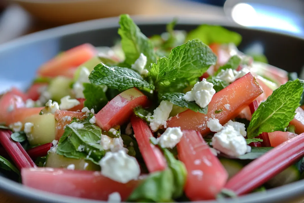 What brings out the Flavour of rhubarb?