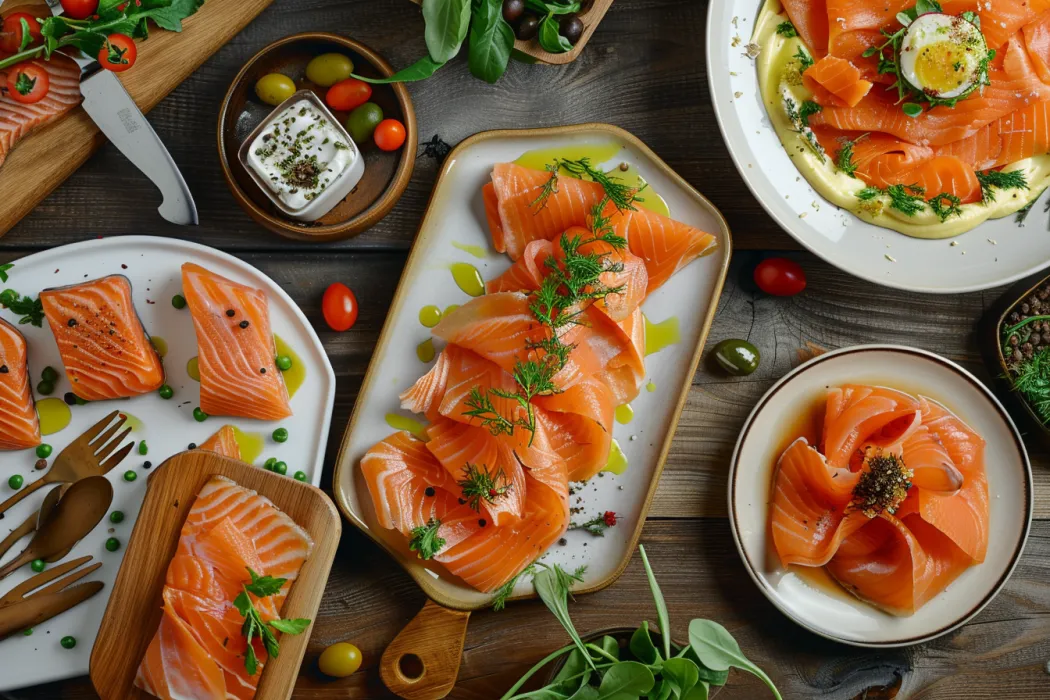 How to serve smoked salmon?