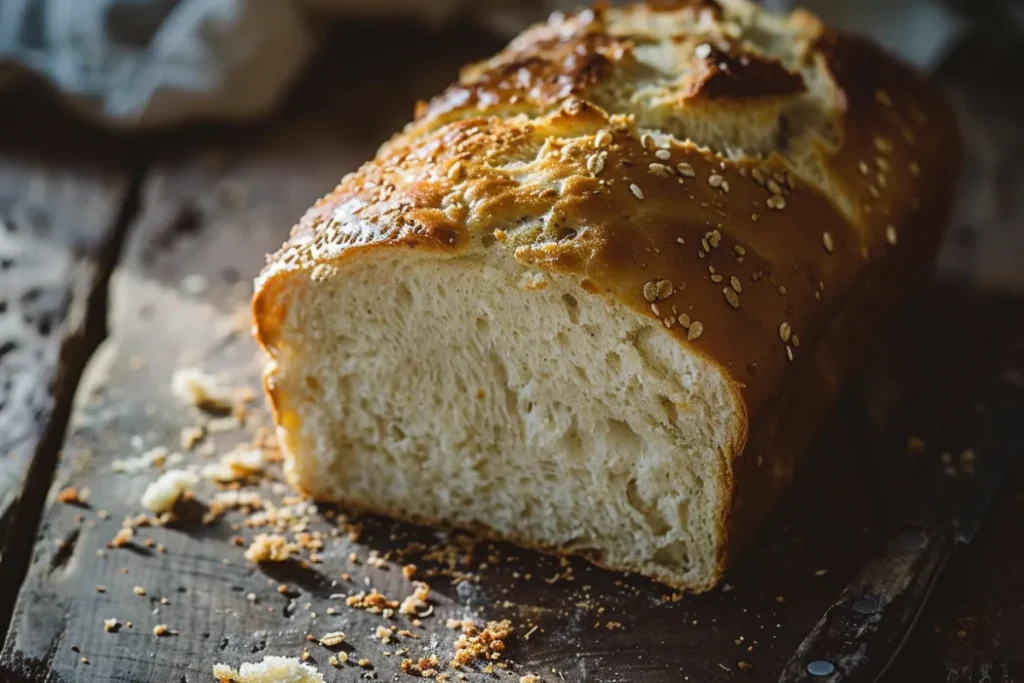 Sandwich bread closeup