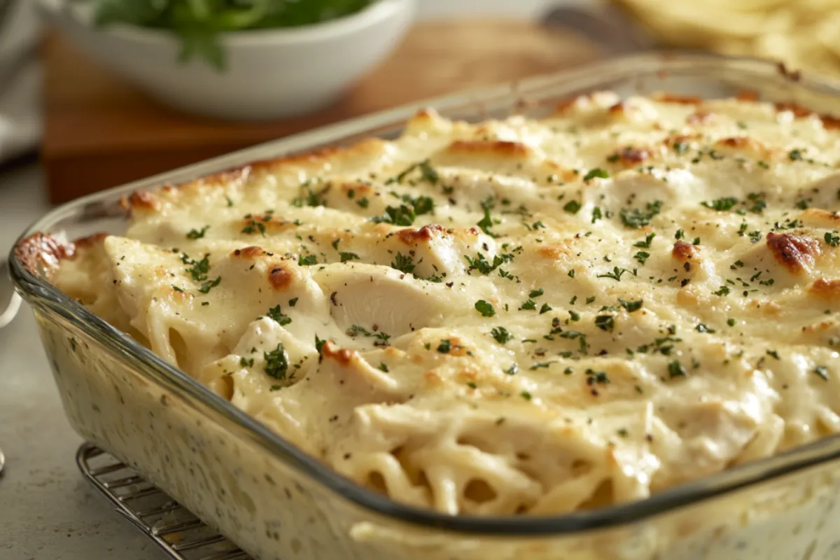 How to Bake Chicken Alfredo