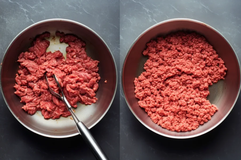 how to cook ground beef step by step