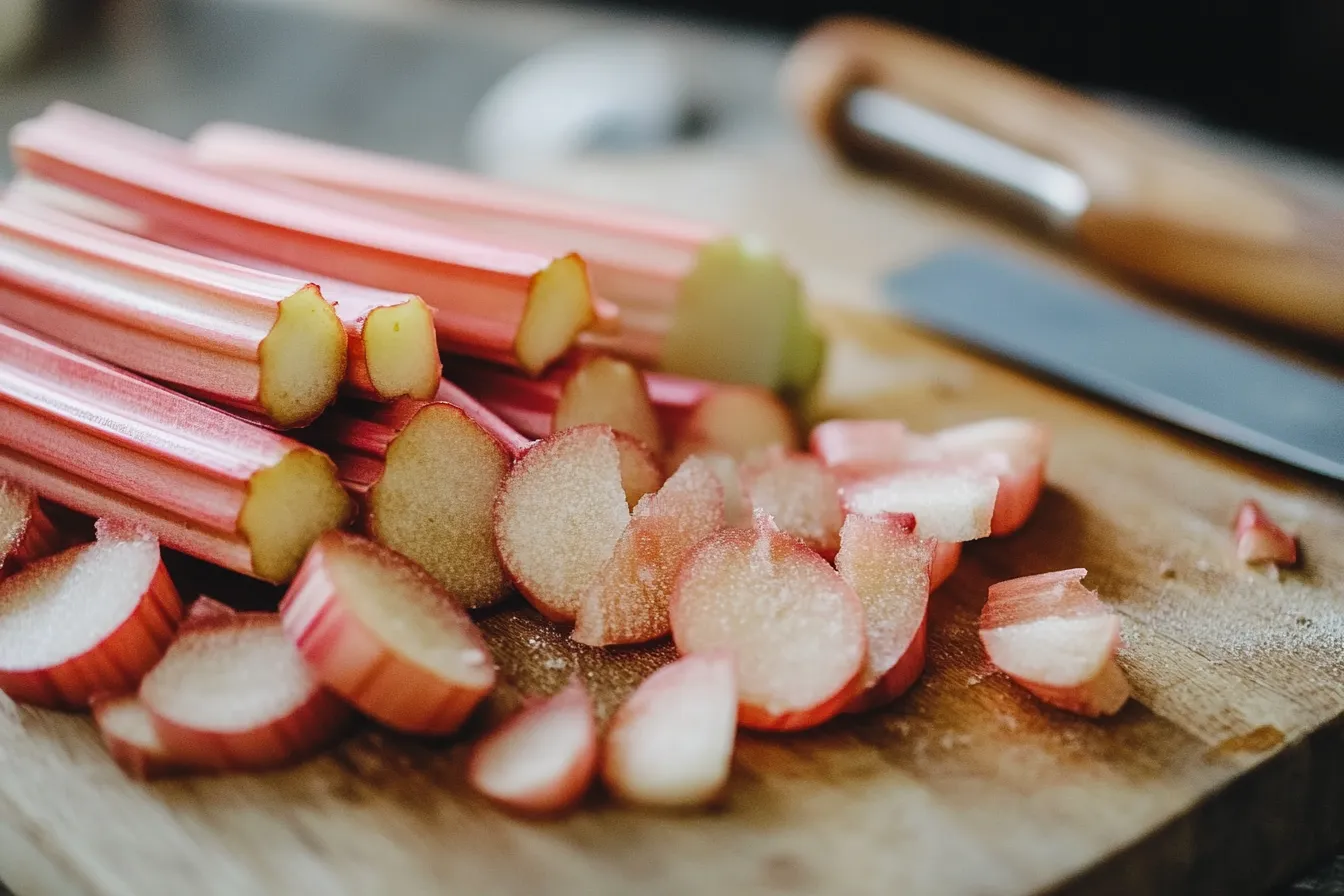 Do you need to peel rhubarb before you cook it?