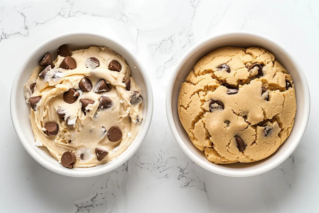 What is the difference between cookie batter and cookie dough?