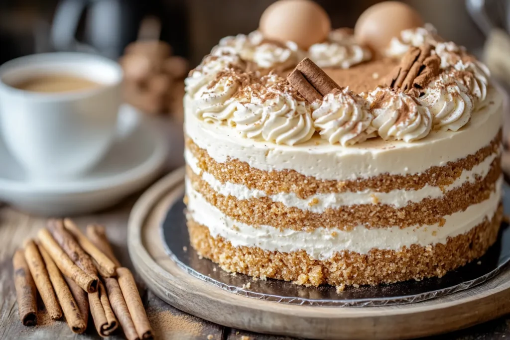 What does adding coffee to cake mix do?