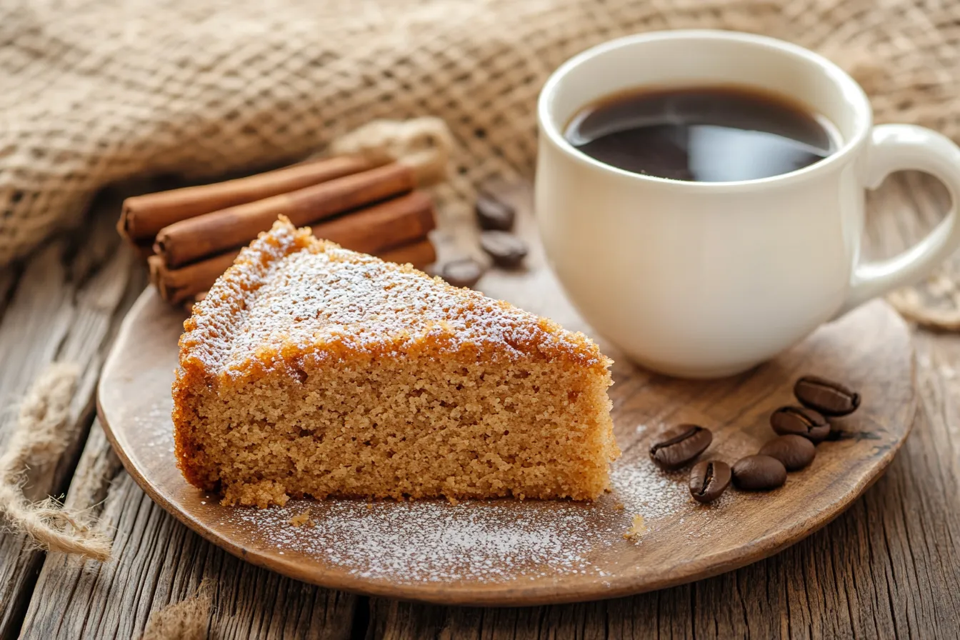 What makes coffee cake different from cake?