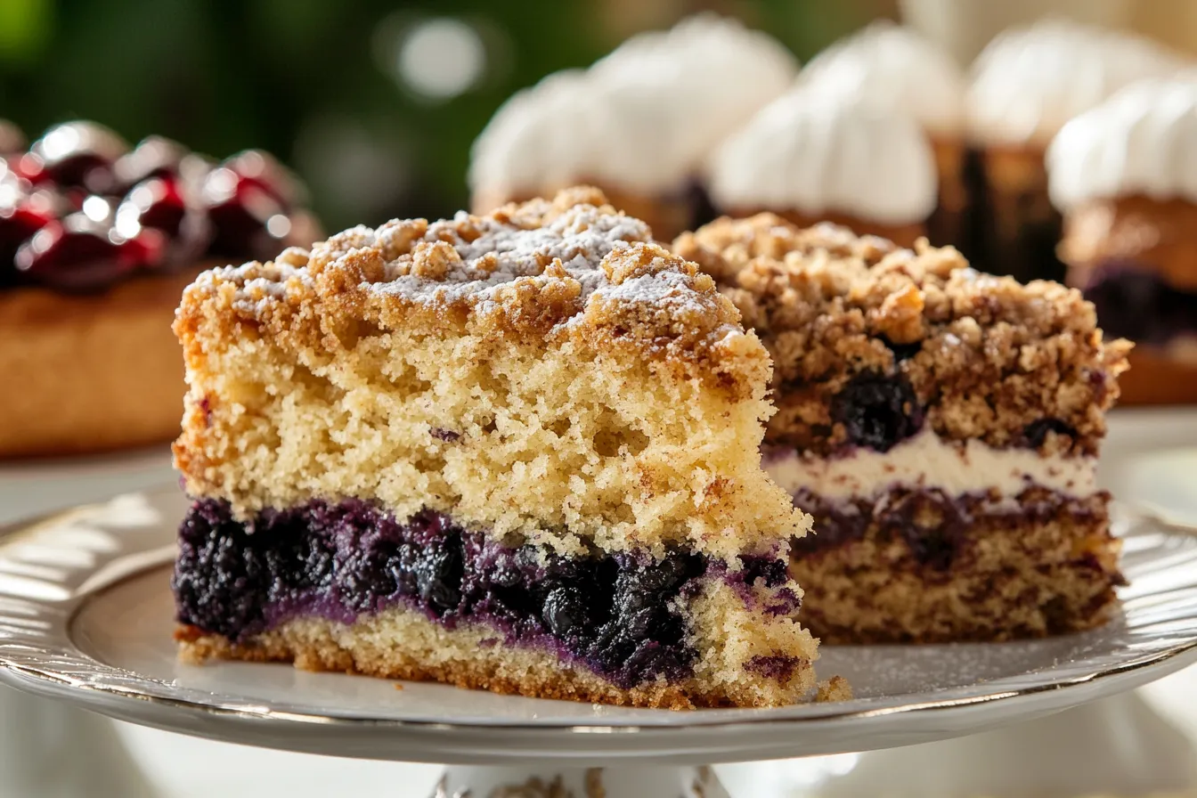 What makes coffee cake different from cake?