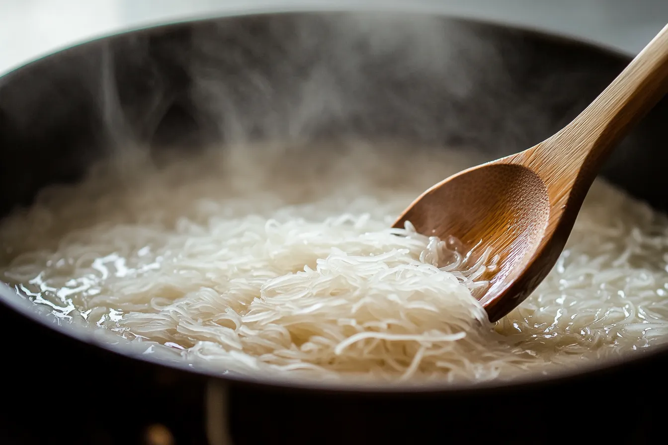 How long to soak long rice noodles?