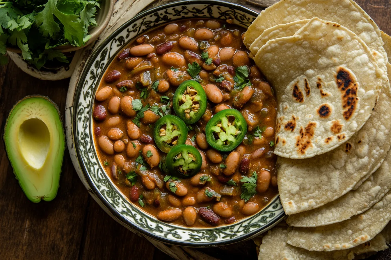 What are charro beans made of?