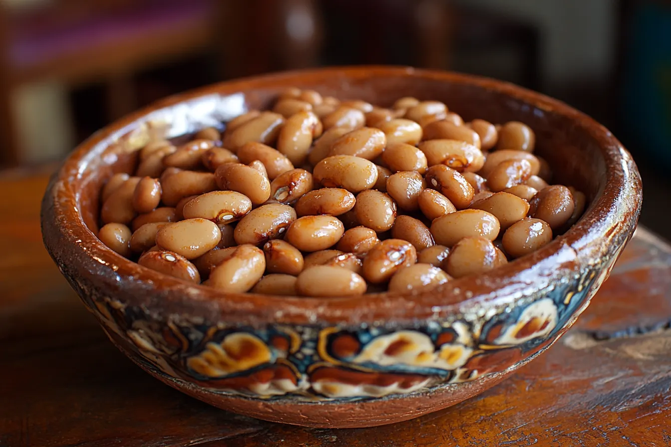 What to eat charro beans with?