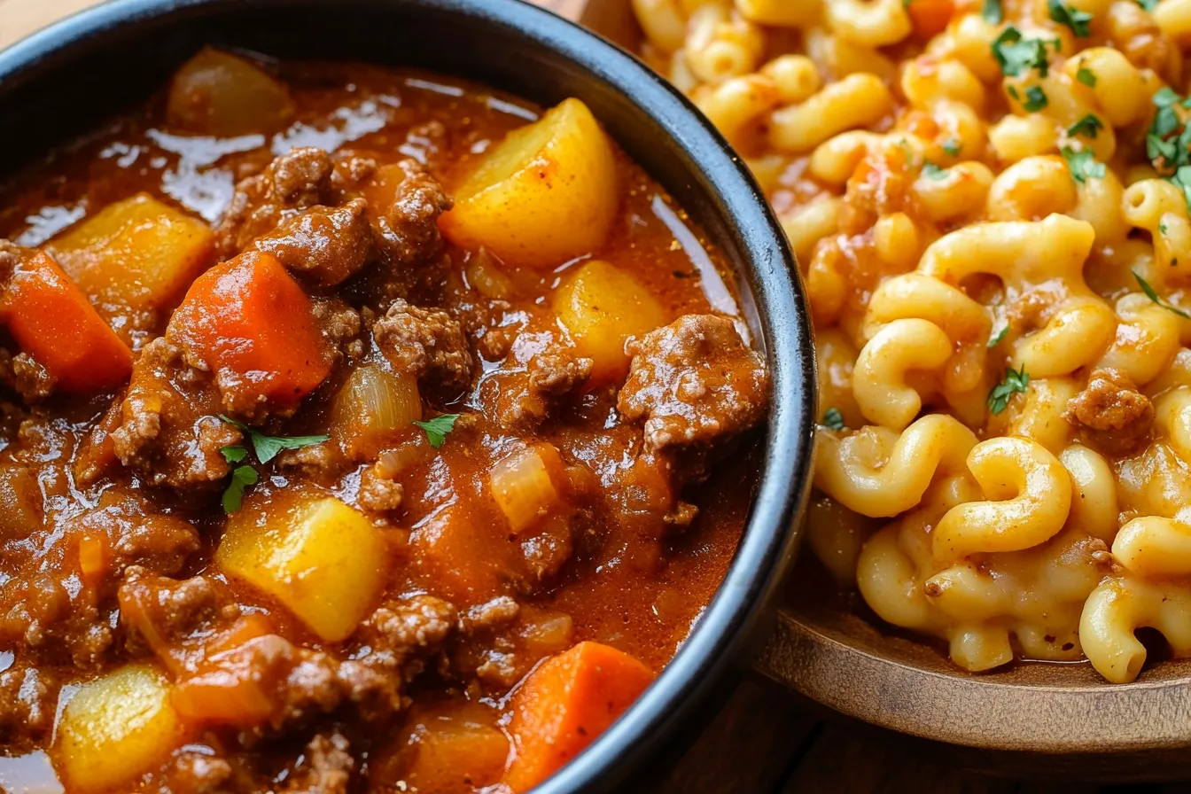 Difference: Goulash and American Chop Suey