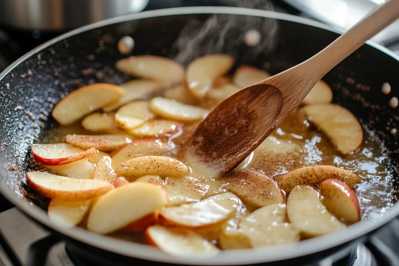 What do you call fried apples?