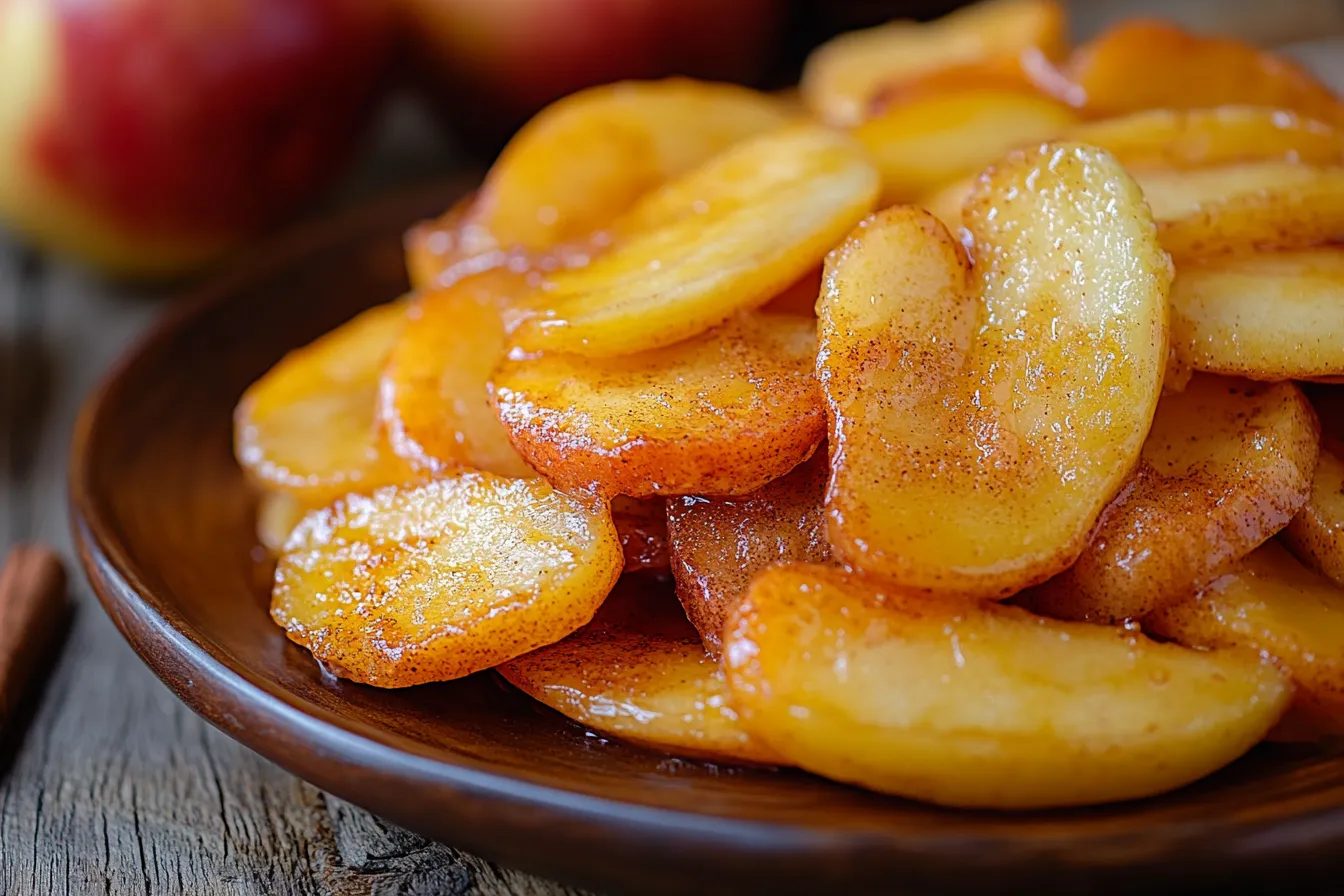 How long can fried apples sit out?