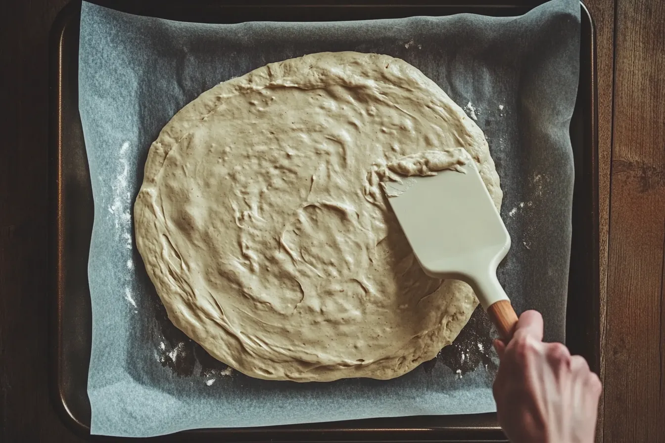 How to keep cottage cheese flatbread from sticking?