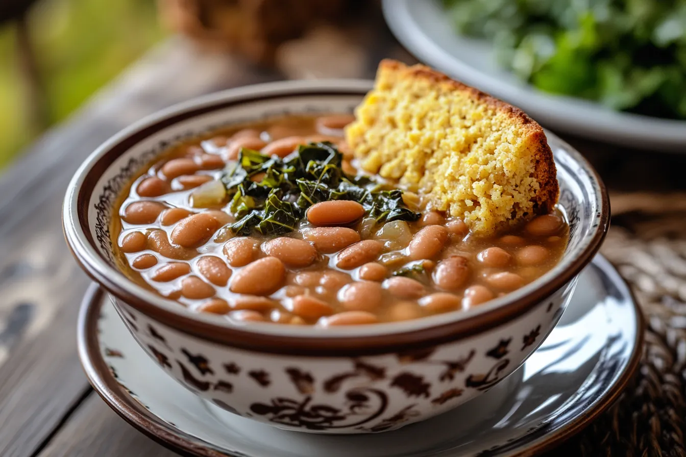 What to eat with southern pinto beans?