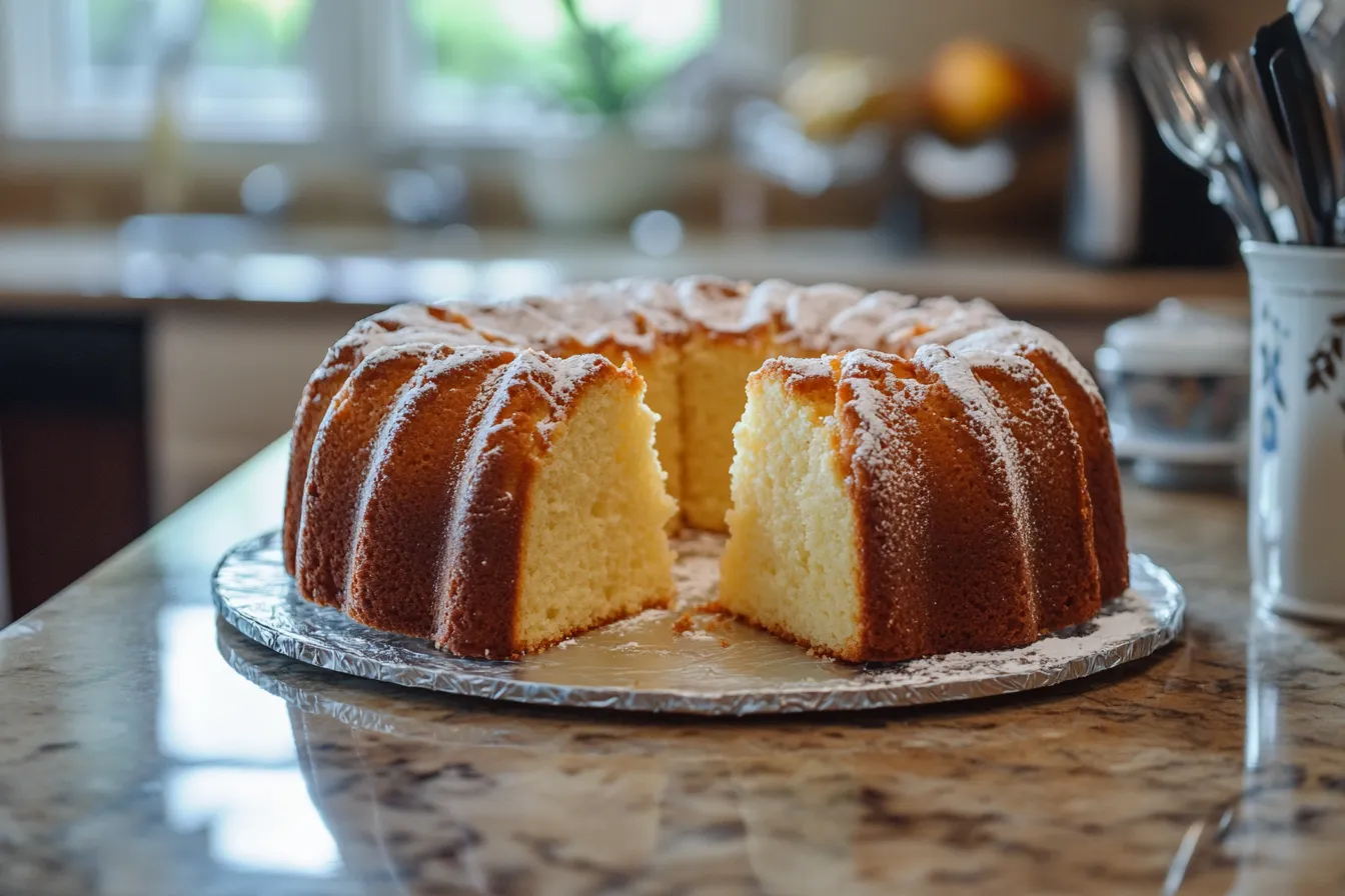 What makes a pound cake turn out dry?