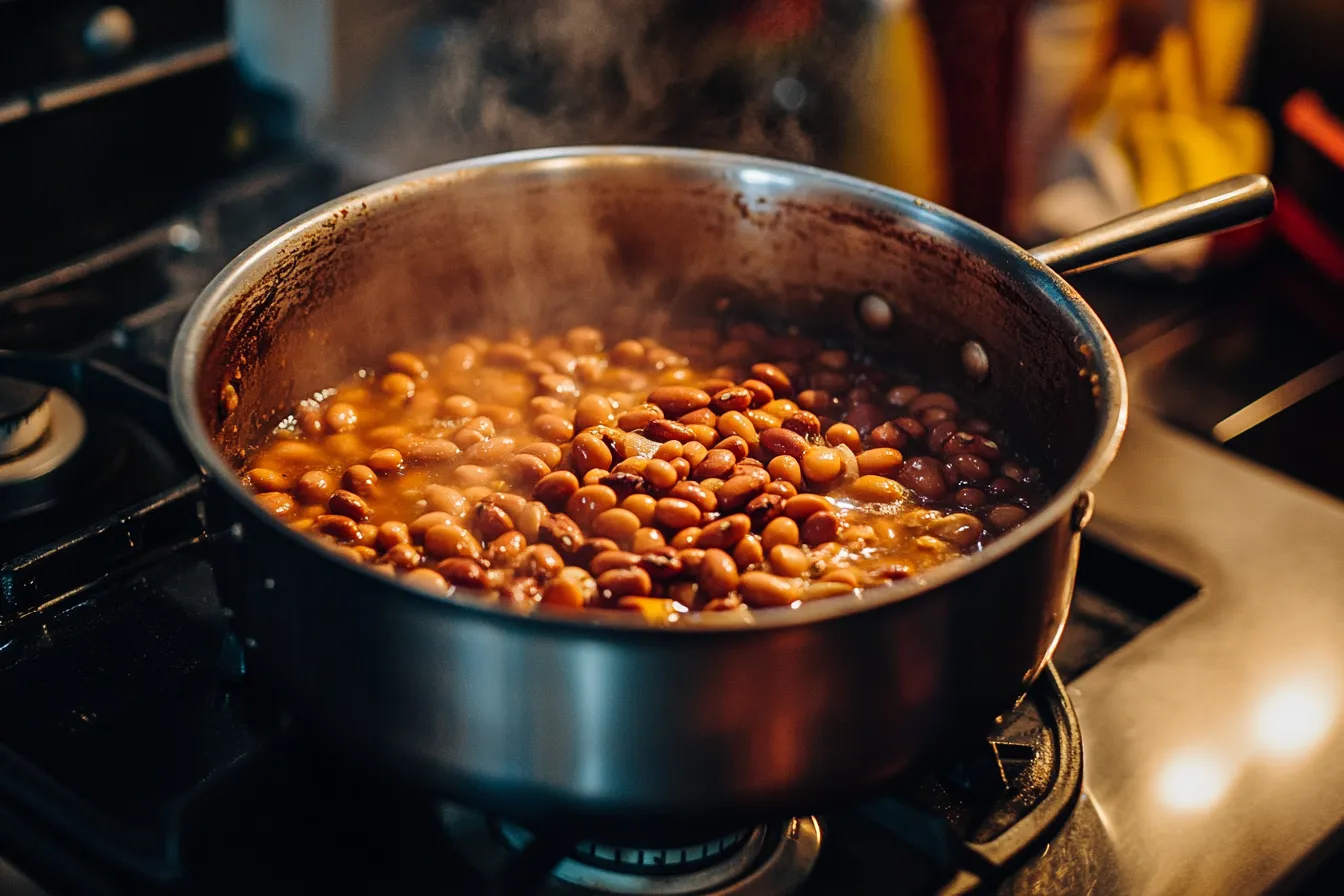 What are frijoles de la olla made of?