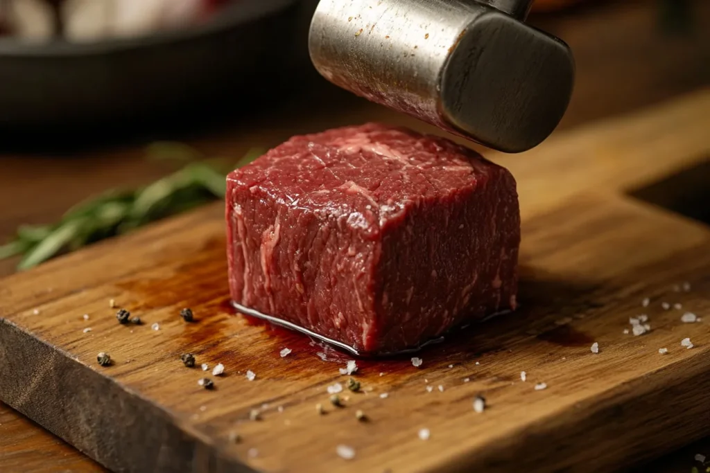 What tenderizes cube steak?