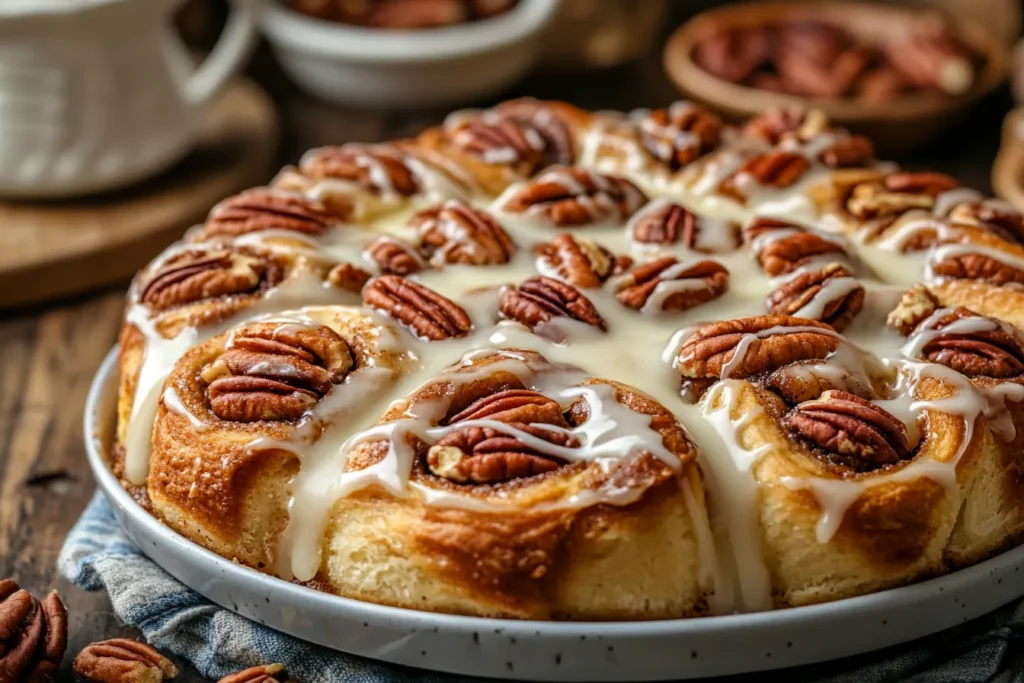 pecan cinnamon roll recipe