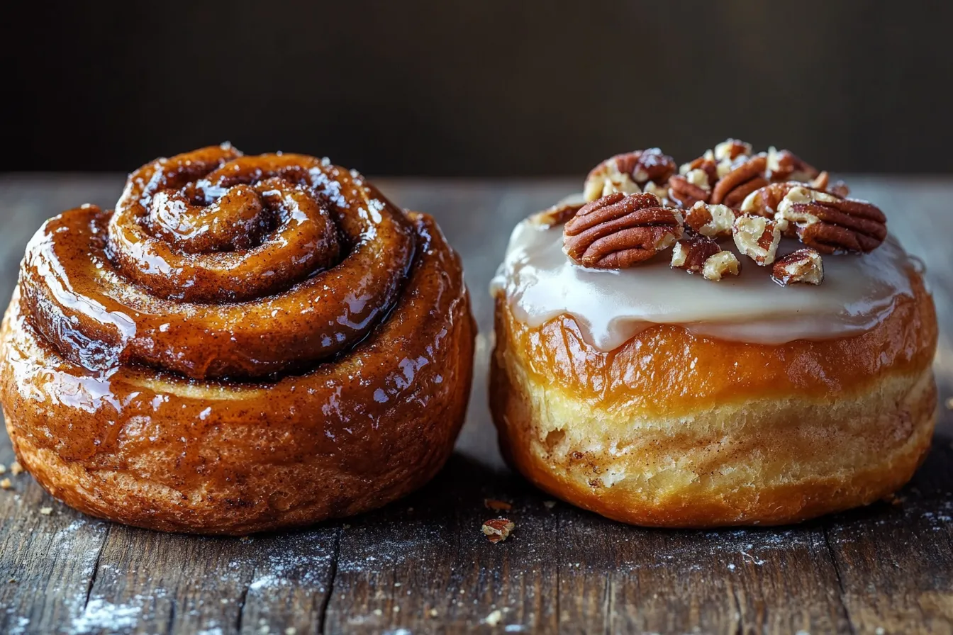 What is the difference between cinnamon bun and cinnamon roll?