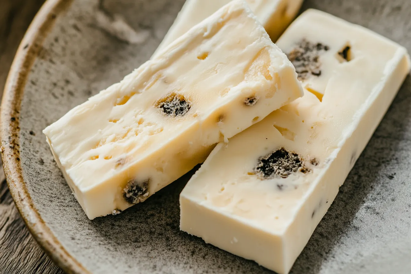 Do Cream Cheese Bars Need to Be Refrigerated? Spoiled cream cheese with mold forming.