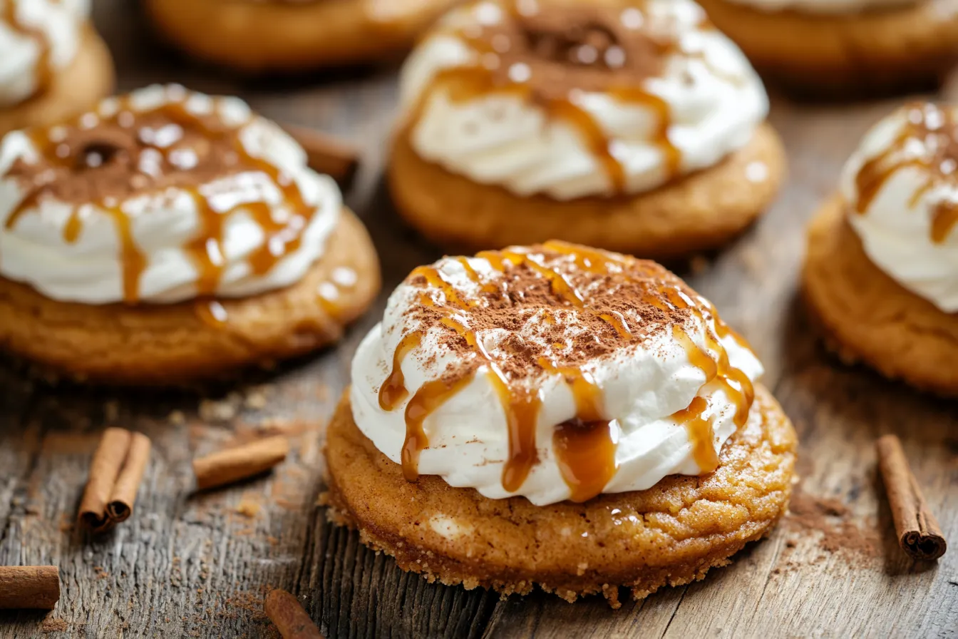 What topping is good for pumpkin pie cookie?