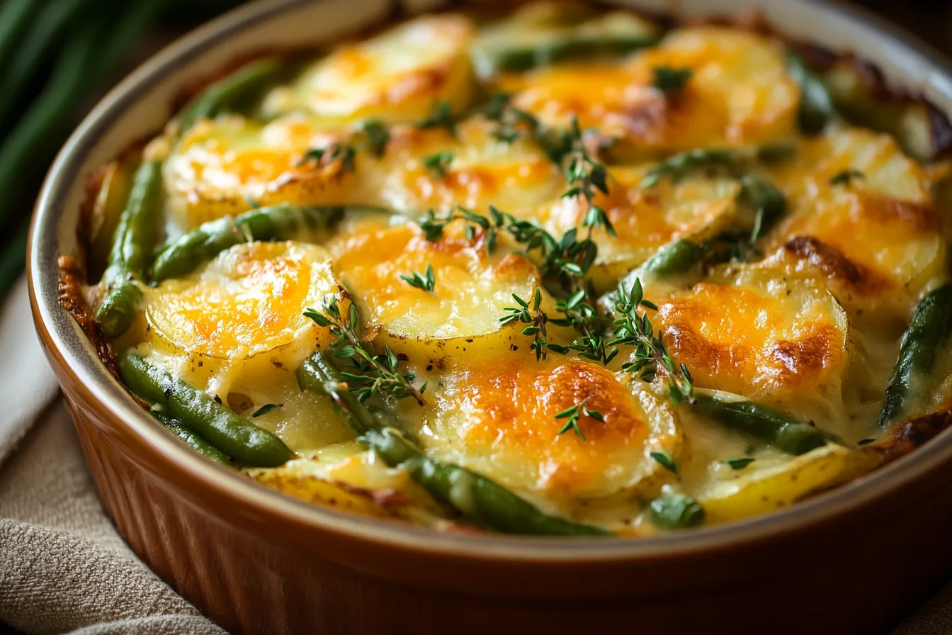 Green Bean and Potato Casserole Recipe