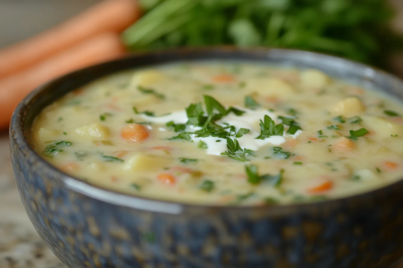 How can I make my soup more creamy?